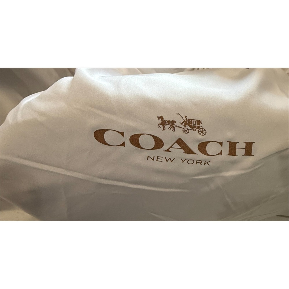 COACH Black Leather Satchel Shoulder Bag Designer Handbag Purse - Picture 5 of 17